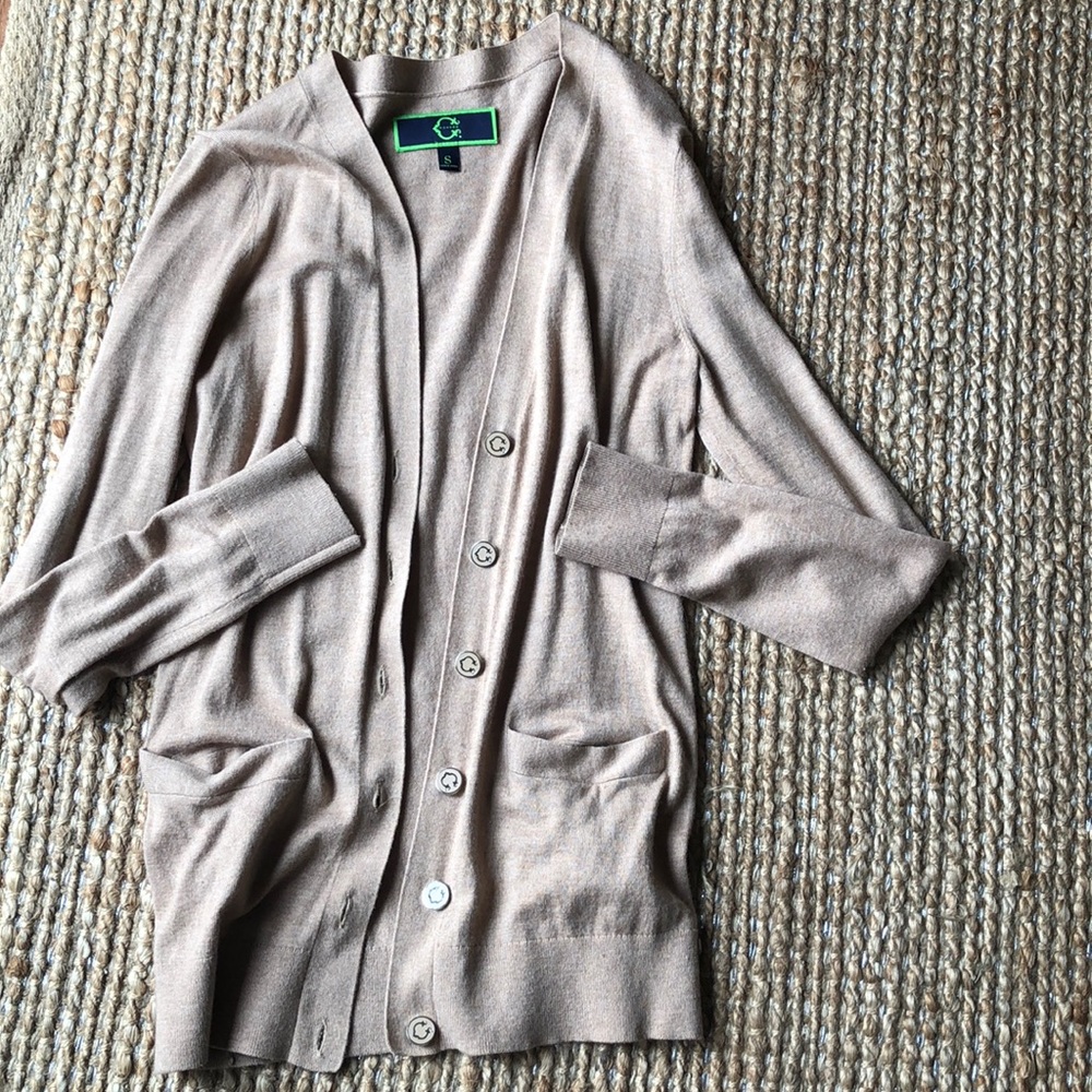 Camel cardigan